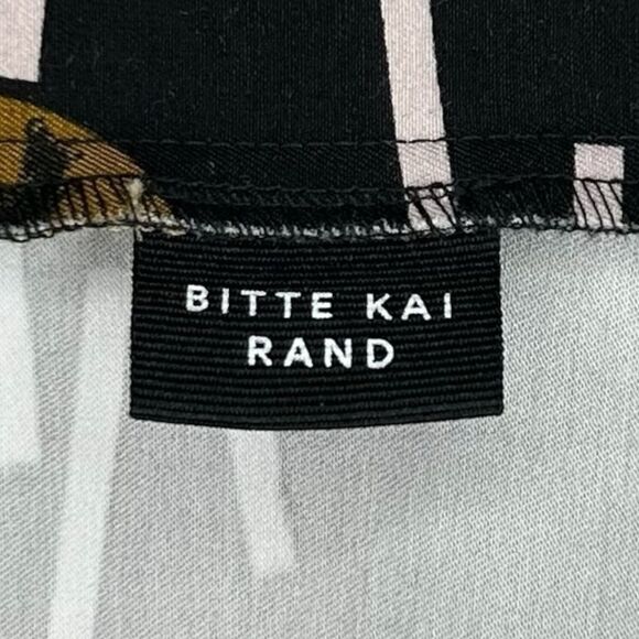 Bitte Kai Rand Scandinavian Design Stretch‎ Pencil Skirt Geometric Print Medium - Picture 4 of 8